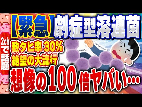 【2ch住民の反応集】【緊急】『劇症型溶連菌人喰いバクテリア』過去最多…お前らの想像の100倍ヤバイ [ 2chスレまとめ ]