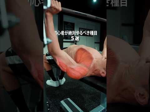 初心者が絶対にやるべき種目5つ【筋トレ】